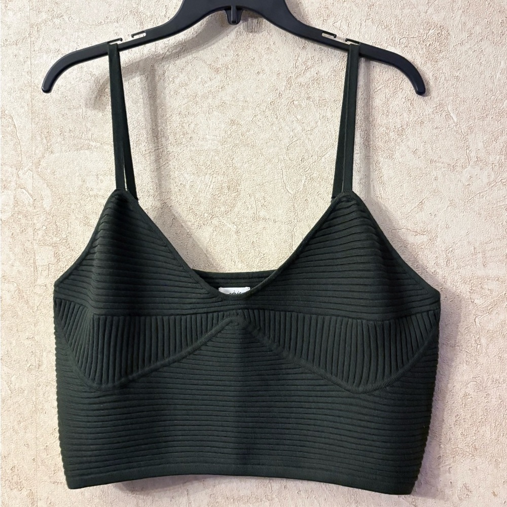 aerie Ribbed Crop Top - Picture 2 of 8